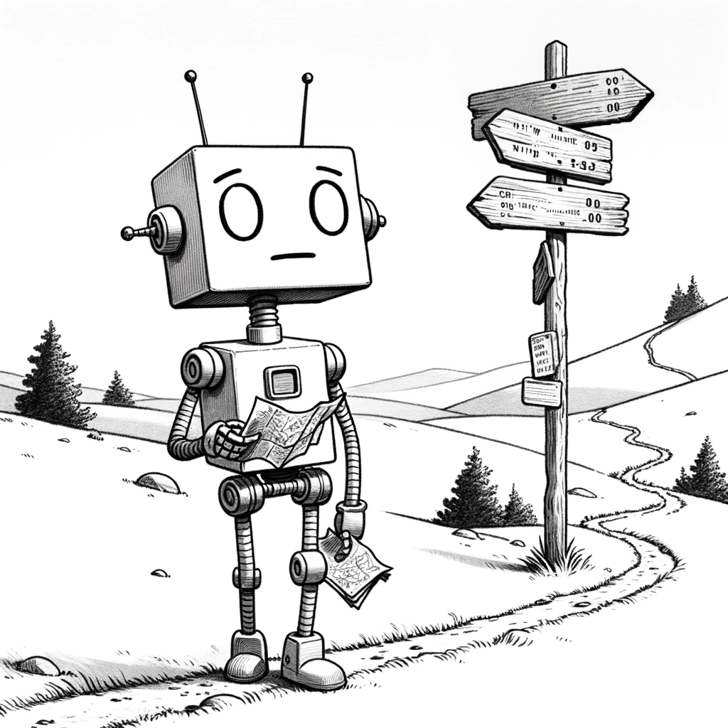 Lost Robot Hiker